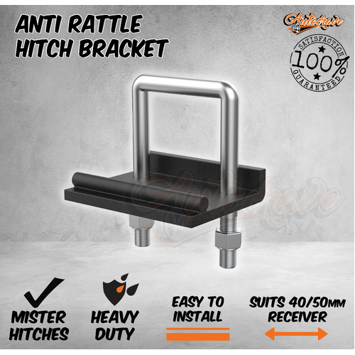 Anti Rattle Stabilizer Hitch Tightener Bracket Zinc Tow Bar Caravan Trailer Ute